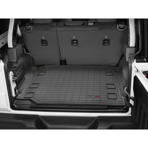【WeatherTech正規輸入元】ジープ ラングラー /ラングラー アンリミテッド (JL) 4ドア (2018年〜) カーゴライナー/ラゲッジマット (ブラック)