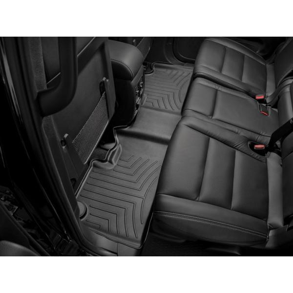 【WeatherTech】ジープ　グランドチェロキー　(GRAND CHEROKEE)（2011〜2022年）フロアマット　2列目用（リア）ブラック
