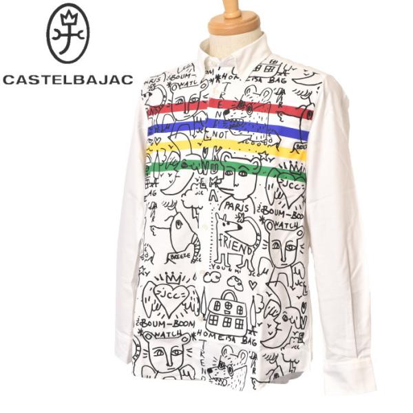 カステルバジャック CASTELBAJAC 2025秋冬新作 メンズ カプセルコレクション 長袖ボタンダウンシャツ 服 CASTELBAJAC（カステルバジャック） 30％OFFセール！ カプセル