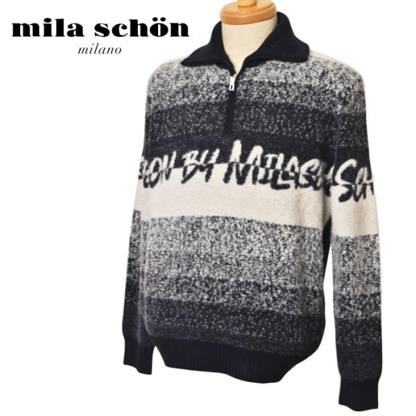 ミラショーン mila schon 2025秋冬新作 メンズ ハーフジップセーター 服 mila schon（ミラショーン） 30％OFFセール！ mila schon 2025秋冬新作