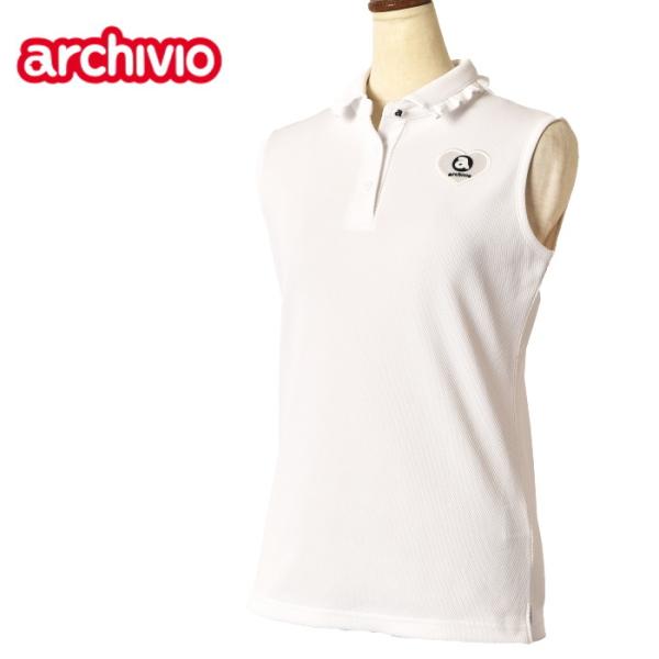 値下げ❣️ARCHIVIOアルチビオゴルフウェア ノースリーブポロシャツ40