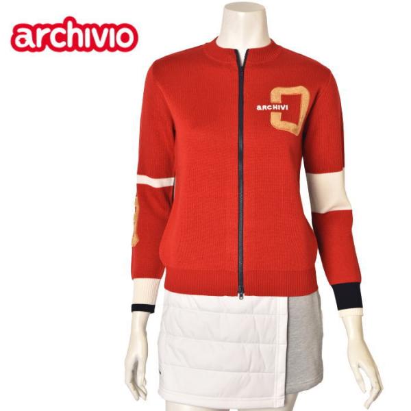 アルチビオ ニットブルゾン archivio 50％OFFセール！ アルチビオ ゴルフ 2024秋冬新作 レディース