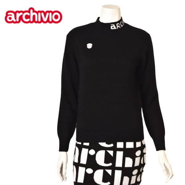 archivio アルチビオハイネックプルオーバーモックネック ニット カシミヤ archivio（アルチビオ） 50％OFFセール！ ゴルフ 2024秋冬新作