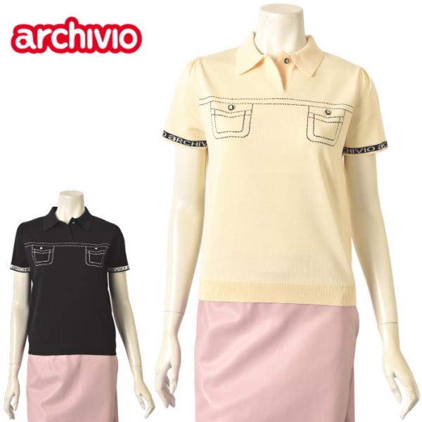 archivio アルチビオ ゴルフ 2025秋冬新作 レディース 半袖
