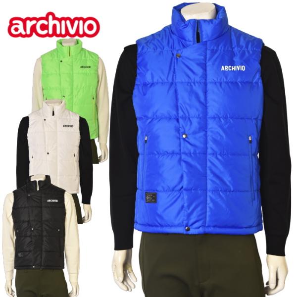 archivio アルチビオ ゴルフ 2025秋冬新作 メンズ 中綿ジップアップ