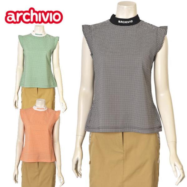 40％OFFセール！ アルチビオ archivio ゴルフ 2026春夏新作 レディース ハイネックプルオーバー ハイネックシャツ 服 ゴルフウェア アウトレット