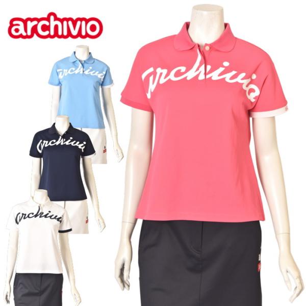 40％OFFセール！ アルチビオ archivio ゴルフ 2026春夏新作 レディース 半袖ポロシャツ 服 ゴルフウェア アウトレット