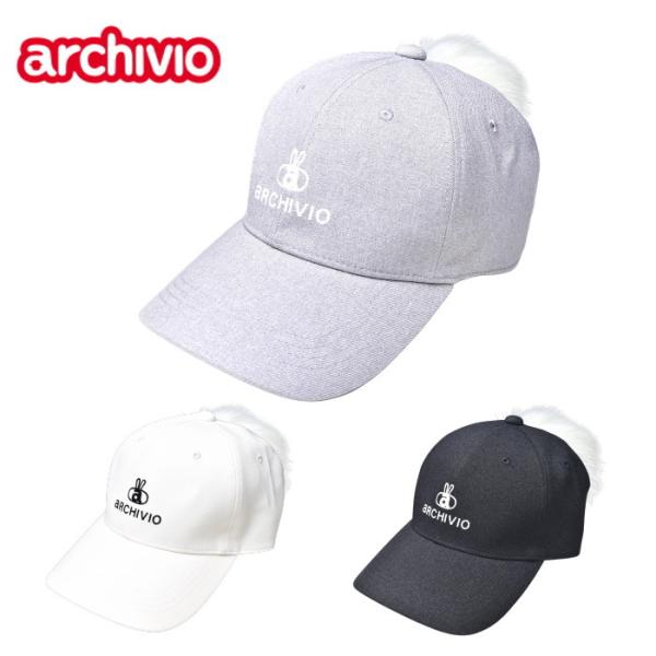 アルチビオ archivio ゴルフ 2026秋冬新作 レディース ボンボン付きキャップ