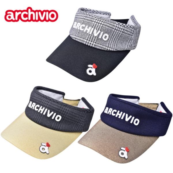 アルチビオ archivio ゴルフ 2026秋冬新作 レディース サンバイザー