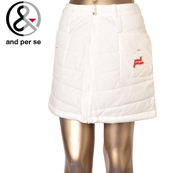 and per se スカート レディース2025 秋冬 新作 中綿 and per se（アンパスィ） ゴルフ 2025秋冬新作 レディース スカート