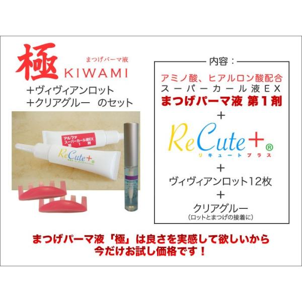 国産付けまつげ用パーマ液 極 ヴィヴィアンロット クリアグルーのセット Kiwami2 アルファプラス 通販 Yahoo ショッピング