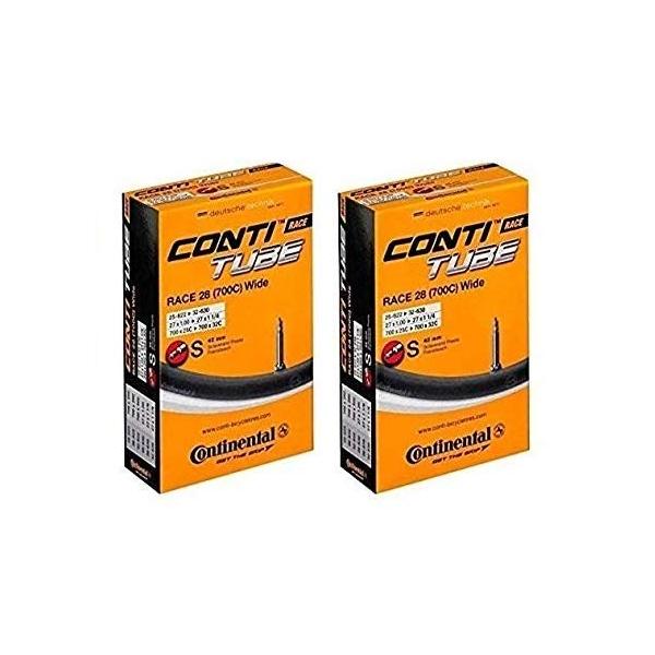 他サイト： 2本セット コンチネンタル(Continental) チューブ Race28 Wide 700×25-32c 仏式 42mm プレスタ 並行の商品画像