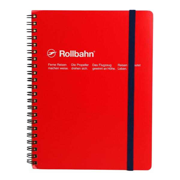 他サイト： デルフォニックス ロルバーン ポケット付メモ リング式/切離しミシン目付き A5 レッド NRP08-REの商品画像