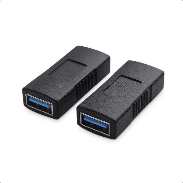 他サイト： Cable Matters 2個セット 5Gbps USB 3.0 メス-メス、USBメスメス 中継アダプタ、超高速、USB3延長アダプタの商品画像
