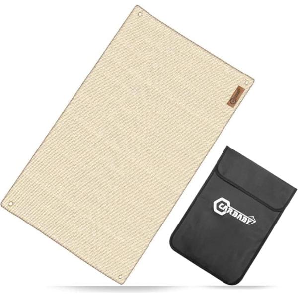 他サイト： CARBABY 焚き火シート スパッタシート 耐火 耐熱 防炎 溶接 ガラス繊維 薪ストーブ バーベキューコンロ 瞬間使用温度：1500℃まの商品画像