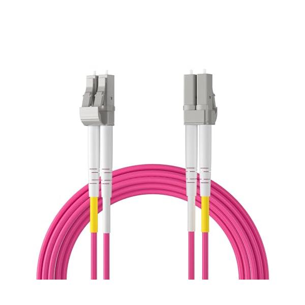 値下げしました　4本　光ファイバーMMF OM4 LCコネクタ　3メートル 値下げしました 4本 光ファイバーMMF OM4 LCコネクタ 3メートル