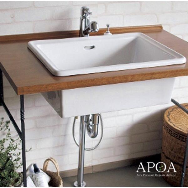 洗面セット Lレクタングル4点セット 洗面器 洗面ボウル のびる蛇口 排水金具 引き棒キャップ Ib Set5 Apoa アポア ヤフー店 通販 Yahoo ショッピング