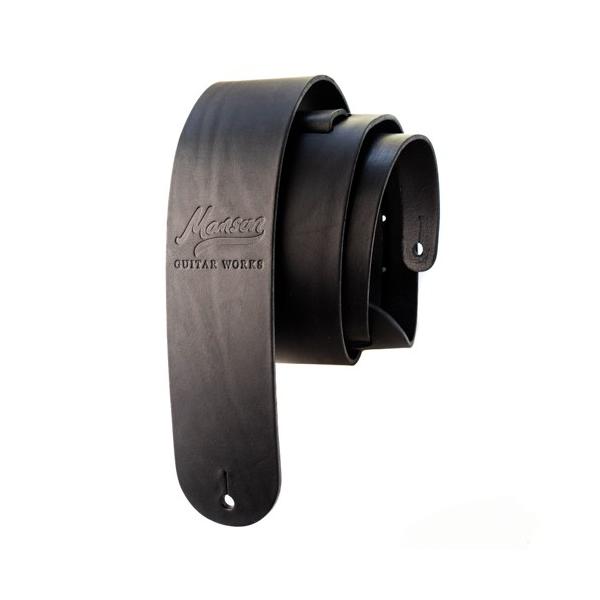 MANSON STANDARD LEATHER GUITAR STRAP BLACK KNIGHT マンソンギター