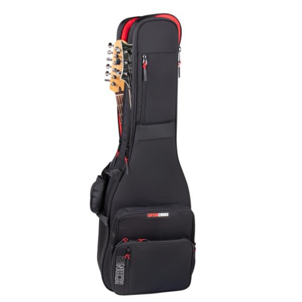 GATOR（ゲーター）G-ICONTTELEC-BLK エレキギター2本用 ギグバッグ ブラック Icon Take Two Series Bag Holds 2 Electric Guitars Black【メーカー直送】