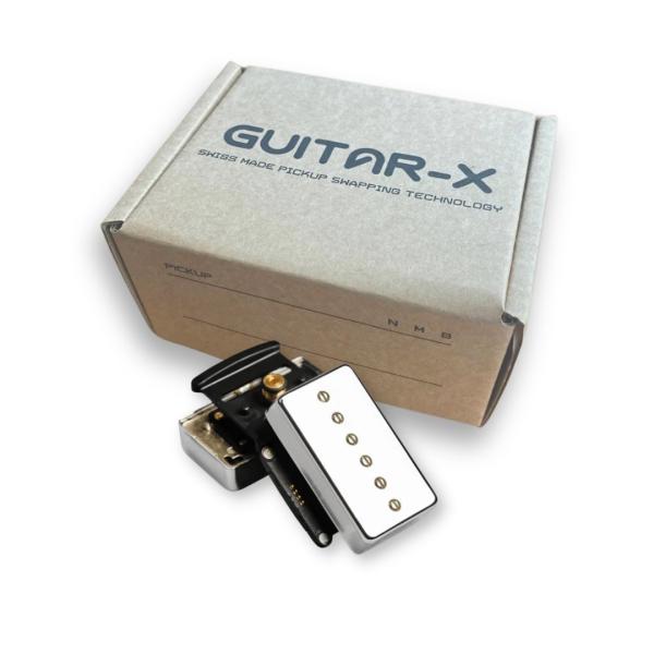 Cream T Pickups Duchess P90 Set with Guitar-X Swapping Mounts