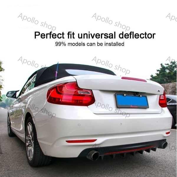 Bmw車リアバンパー3dクールサメステッカーシャーシふかひ車バンパーリップ偏向器唇アウディa4 A3 A6シュコダフ P Apollo Shop 通販 Yahoo ショッピング