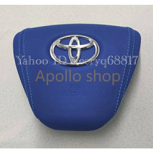 トヨタ ハリアー 80 ブラウンステッチ レザー エアバッグ カバー