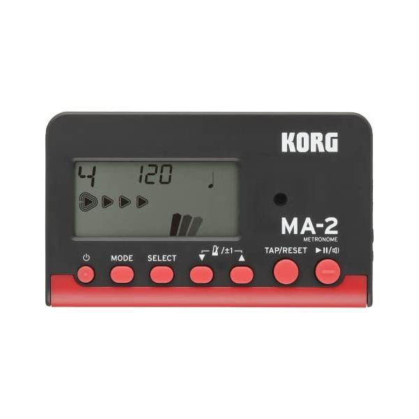 KORG メトロノーム MA-2 BKRD ブラックレッド 吹奏楽 ブラスバンド オーケストラ ギター 声楽 アカペラ 個人練習に最適 100時 :de560f911f07:アポロン 通販 KORG メトロノーム MA-2 BKRD ブラックレッド 吹奏楽 ブラスバンド オーケストラ ギター 声楽 アカペラ 個人練習に最適 10