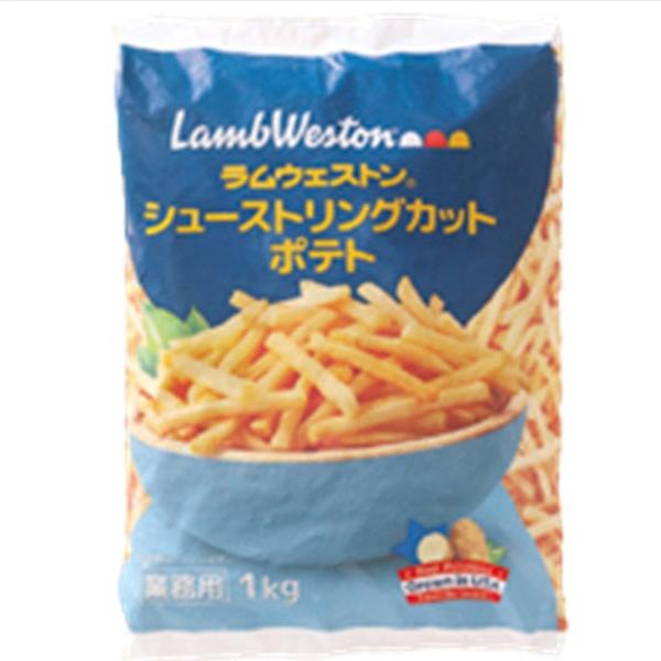 【 商品特徴 】じゃがいもで作ったシューストリングポテトです。日本人に最も馴染みのあるフライドポテトです。【 常冷区分 】冷凍【 メーカー名 】株式会社ノースイ【 規格 】1kg【 調理方法 】油調【 最終加工地 】アメリカ【 原材料 】じ...