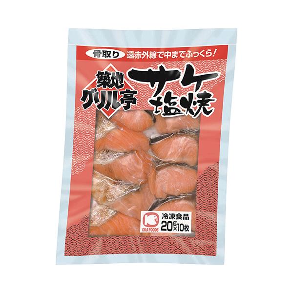 【 常冷区分 】冷凍【 メーカー名 】株式会社オカフーズ【 規格 】20g/10【 原材料 】サケ、食塩/調味料（アミノ酸）