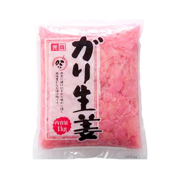 【 商品特徴 】甘酢で漬け込まれたさわやかな味付け生姜です。お寿司等の付け合わせにご利用ください。【 常冷区分 】常温【 メーカー名 】株式会社光商【 規格 】1kg【 原材料 】しょうが、漬け原材料(食塩、醸造酢)/酸味料、甘味料(アスパ...