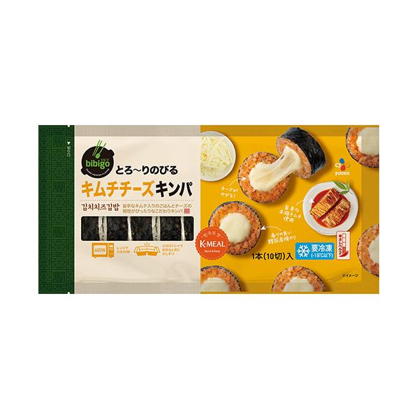 [ 商品特徴 ]のびるチーズとbibigoの本格キムチがおいしい！お店で食べるような本格キンパ。レンジで温めた後、そのまま蒸らすだけ。さらにチーズをトッピングしたアレンジレシピもおすすめ！[ 常冷区分 ]冷凍[ メーカー ]CJ FOODS...