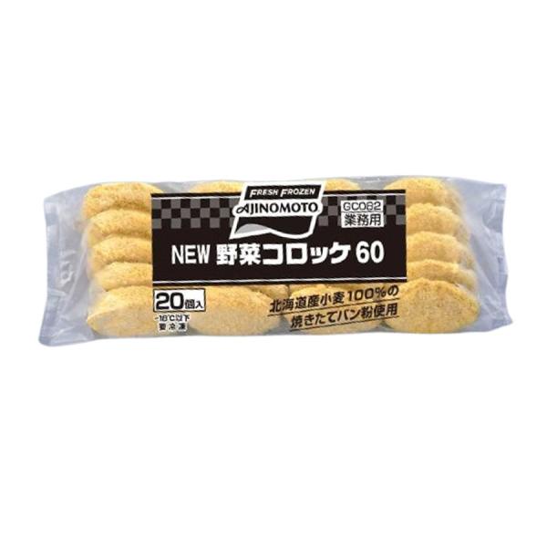[ 商品詳細 ][ 常冷区分 ]冷凍[ メーカー ]味の素冷凍食品[ 商品規格 ]60g×20[ ケース入数 ]5[ 調理方法 ]●揚げ凍ったままの商品を175〜180℃の油温で約5分揚げてください。※一度に揚げる分量は、フライヤーの大きさ...