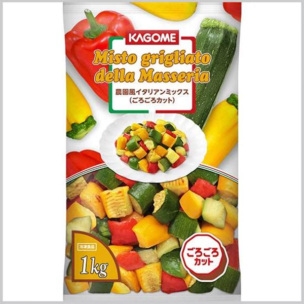 【 商品特徴 】地中海性気候で育った彩り鮮やかなイタリア産野菜。ズッキーニ、黄ズッキーニ、赤ピーマンをざくっと大き目にカットしてノンオイルでグリルし、ミックスしました。具材感のある野菜と彩りの良さ、そして、グリルによって、いっそう引き出され...