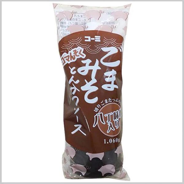 【 商品特徴 】程良い甘みとコクのある、酸味を抑えた和風仕立てのとんかつソースです。ごまは「切りごま」を、みそは「八丁味噌」を使用しています。【 常冷区分 】常温【 メーカー名 】コーミ【 規格 】1060g【 調理方法 】上掛け【 最終加...
