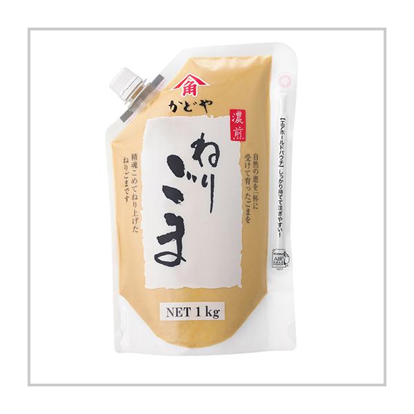 【 商品特徴 】皮をむいた白ごまを煎ってから練り上げました。やや香りの強いタイプのねりごまです。【 常冷区分 】常温【 メーカー名 】かどや製油株式会社【 規格 】1kg【 調理方法 】ごまだれ、和えもの、菓子づくりなど【 最終加工地 】日...