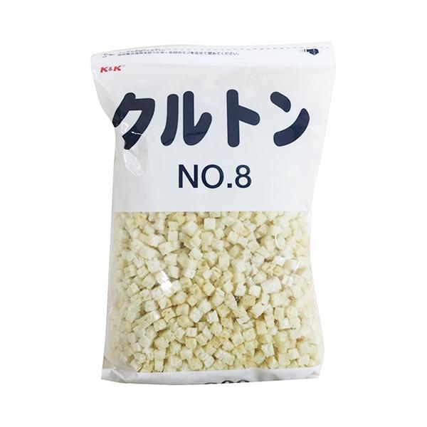 【 商品特徴 】８ミリ角サイズのクルトンです。ノンフライで味付けの無いプレーンタイプです。【 常冷区分 】常温【 メーカー名 】国分グループ本社株式会社【 規格 】300g【 調理方法 】サラダのトッピングやスープの浮き身等に、そのままご使...
