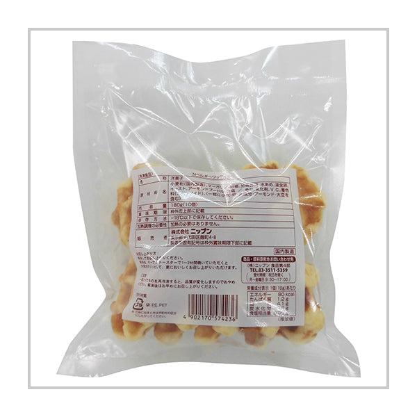 【 商品特徴 】バールシュガー入りのほんのり甘いベルギーワッフルをミニサイズにしました。【 常冷区分 】冷凍【 メーカー名 】日本リッチ株式会社【 規格 】180g【 調理方法 】自然解凍【 最終加工地 】日本【 原材料 】小麦粉（国内製造...
