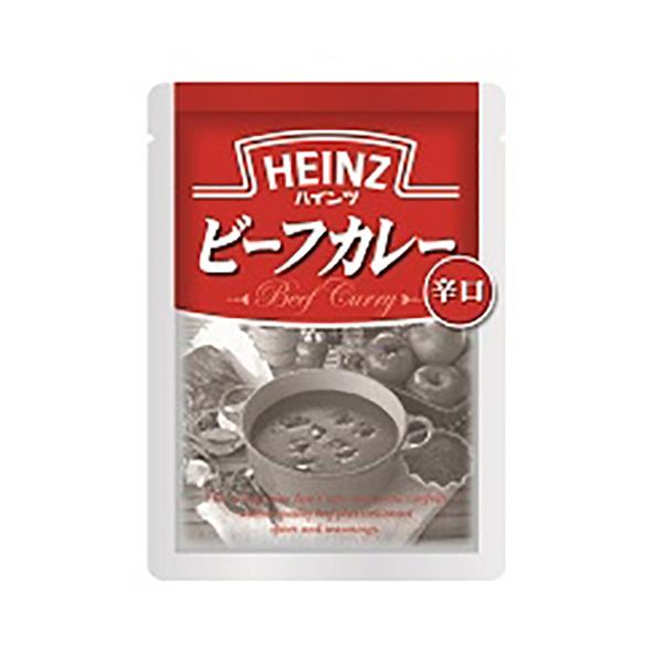 【 商品特徴 】スパイスの香りが引き立ち、バランスの良い美味しさのビーフカレーです。牛肉とたまねぎ入りです。唐辛子の効いた辛口タイプ。【 常冷区分 】常温【 メーカー名 】ハインツ日本株式会社【 規格 】200g【 調理方法 】湯せん【 最...