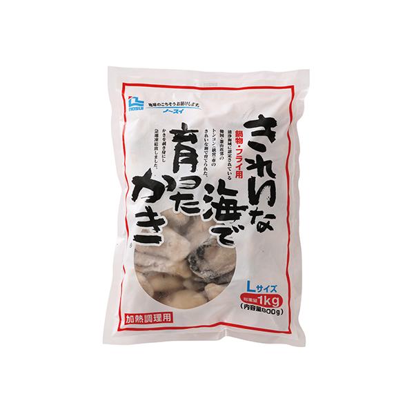【 全品ポイント4倍 】冷凍 ノースイ きれいな海で育ったかき Lサイズ 1kg(NET800g) (牡蠣 カキ バラ凍結 冷凍かき(ムキ身) 加熱調理用) [1131761]
