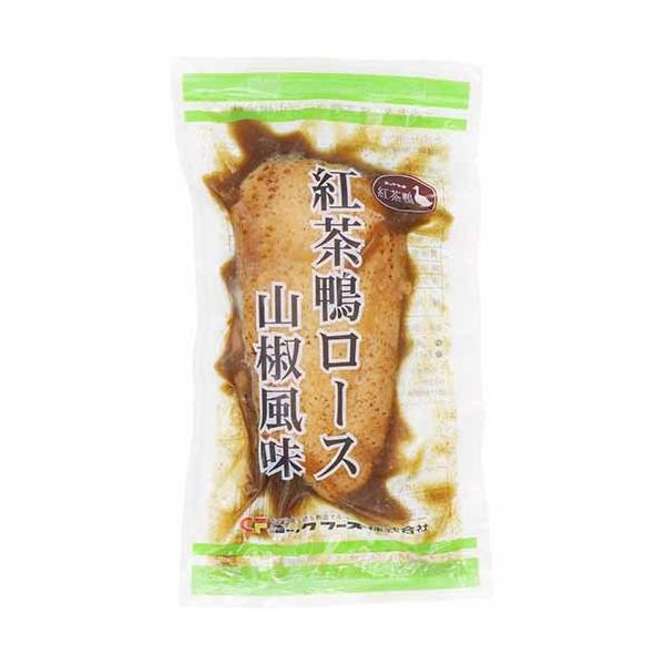 あい鴨ムネ肉に山椒がほどよくきいたタレを合わせた商品です。肉の皮面には焼目をつけ、香ばしく仕上げました。