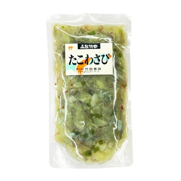【 商品特徴 】たこにわさびの茎を加え、風味豊かな辛さに仕上げました。たこ独特のコリコリッとした?ざわりとわさびの香りの妙味をお楽しみください。【 常冷区分 】冷凍【 メーカー名 】株式会社竹田食品【 規格 】200ｇ【 ケース入数 】20...