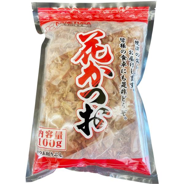 【 商品特徴 】かつお節を使用。上品な味と香り。風味を生かすお吸い物、だし汁、煮物、添え物等、お料理全般にお使いいただけます。【 常冷区分 】常温【 メーカー名 】株式会社金虎【 規格 】100g【 最終加工地 】静岡県【 原材料 】かつおのふし