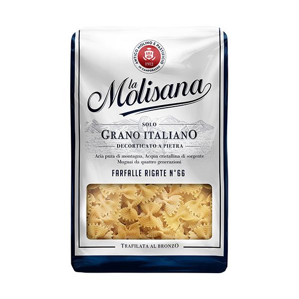 【 商品特徴 】おなじみの蝶々の形のショートパスタ。ソースで和えたり、スープの浮き実にしたり、見た目にも楽しいメニューになります。【 常冷区分 】常温【 メーカー名 】ラ・モリサーナ【 規格 】500g【 調理方法 】ゆで時間：10〜11分...