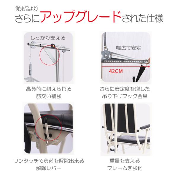 ネック ストレッチャー ブラック ストレッチ 首伸ばし 器具 イス 牽引椅子 自宅 療養 ヘルニア リハビリ 家庭用 折りたたみ 健康 肩こり 頸椎 牽引 帯 吊り下げ Buyee Buyee 日本の通販商品 オークションの入札サポート 購入サポートサービス