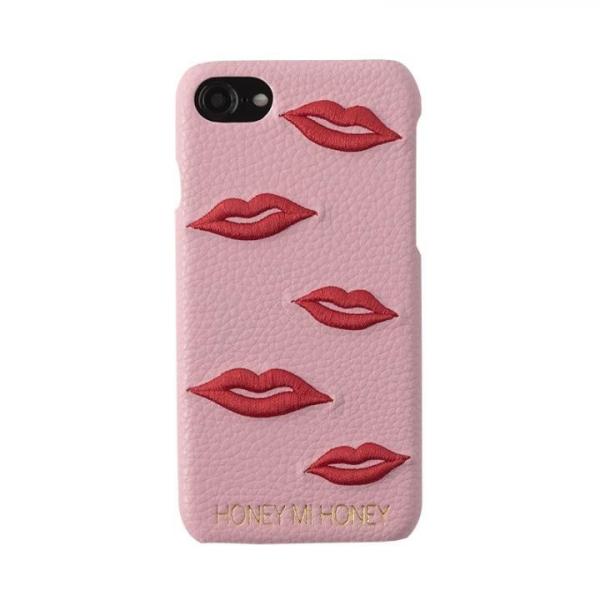 Honey Mi Honey Lip Iphone Case 刺繍背面ケース ピンク Iphone 8 7 6s 6 Appbank Store 通販 Paypayモール