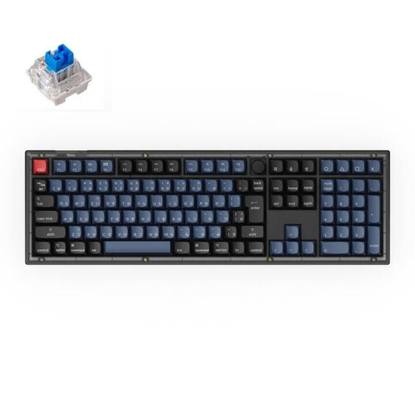 Keychron V6 ノブバージョン QMK キーボード RGB JIS配列 テンキー付 K