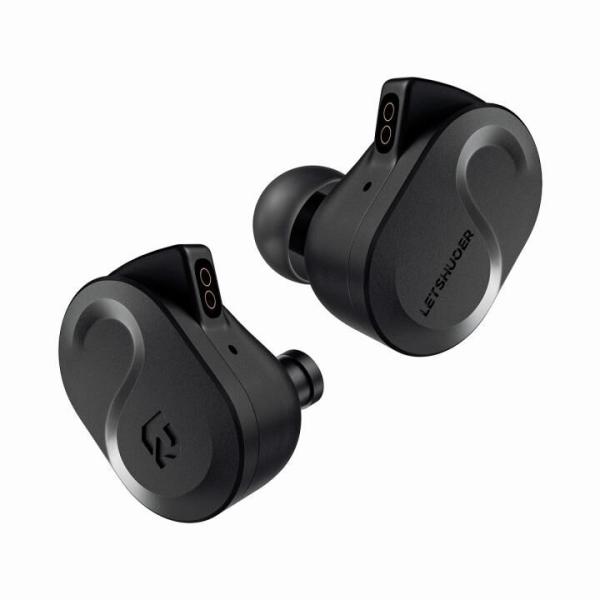 レットシュオワー イヤホン 有線 LETSHUOER S08 - Black : AB レットシュオワー イヤホン 有線 LETSHUOER S08 - Black : AB