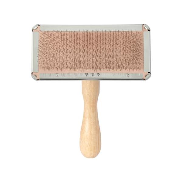 【商品概要】本体サイズ (幅X奥行X高さ) :12×4×14cm本体重量:80g原産国:日本【商品説明】【商品詳細】ブランド：ONS商品種別：ペット用品商品名：ONS 武蔵 プロ用ステンレススリッカー ソフト (中)製造元：岡野製作所商品番...