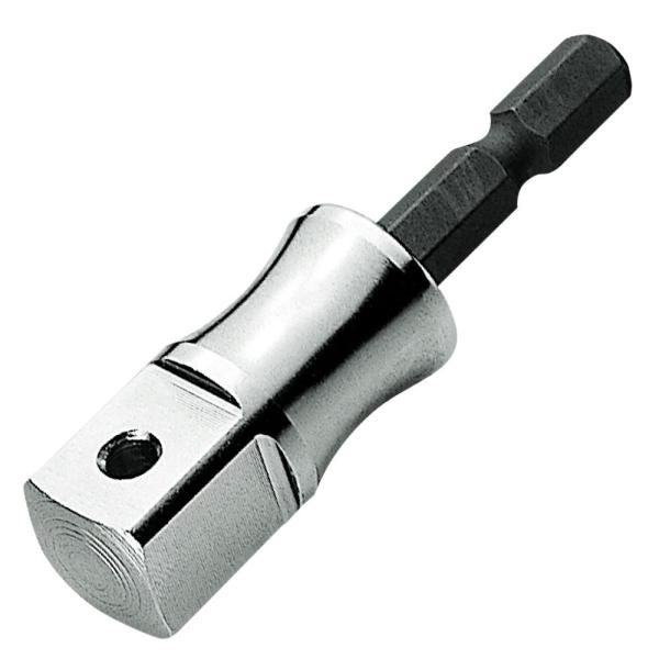 【商品概要】サイズ:全長57×横16×高さ16mm差込角:9.5mm仕様:シャンク部圧入式、14.4Vインパクトドライバー対応インパクト用ソケットを接続する為、付属ピンを連結する穴付きです六角シャンク部が圧入式で、軸折れ強度に優れています【...