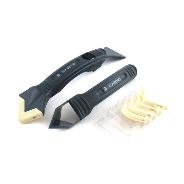 【商品概要】適応:壁・床・窓のシーリング／コーキング作業全般付属品:シリコンリムーバー・シリコン用仕上コテ（スクレィパー兼用）・取替式ソフトコテパッド５種類【商品説明】【商品詳細】ブランド：KANZAWA商品種別：DIY・工具・ガーデン商品...